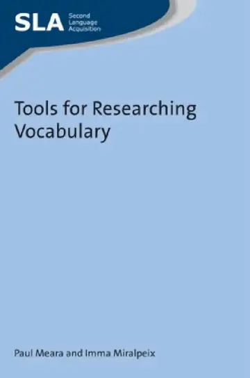 Cover of Tools for Researching Vocabulary