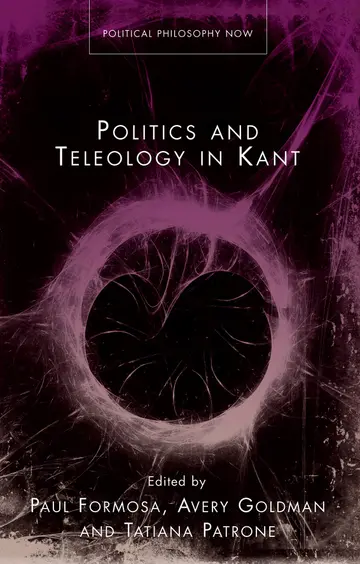 Cover of Politics and Teleology in Kant