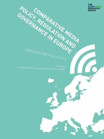 Cover of Comparative Media Policy, Regulation and Governance in Europe – Unpacking the Policy Cycle