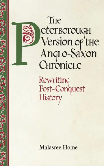 Cover of The Peterborough Version of the Anglo-Saxon Chronicle