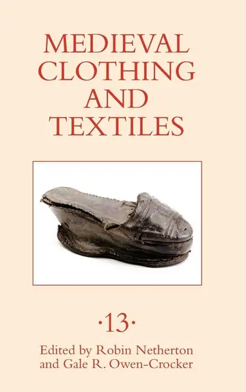 Cover of Medieval Clothing and Textiles 13