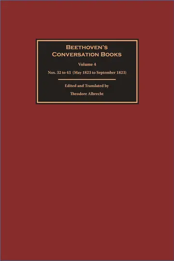 Cover of Beethoven's Conversation Books