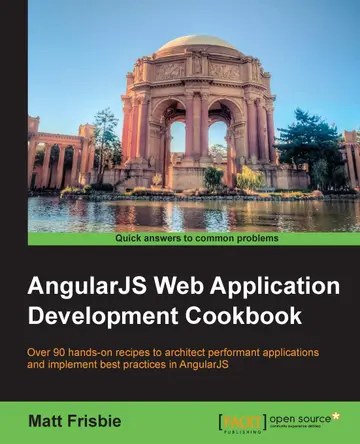 Cover of AngularJS Web Application Development Cookbook