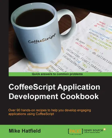 Cover of CoffeeScript Application Development Cookbook