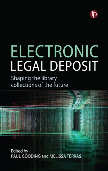 Cover of Electronic Legal Deposit