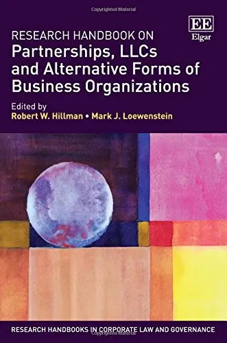 Cover of Research Handbook Partnerships Llcs and Alternative Forms of Business Organizations