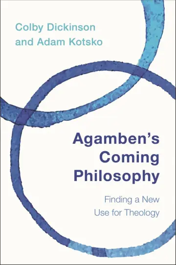 Cover of Agamben's Coming Philosophy