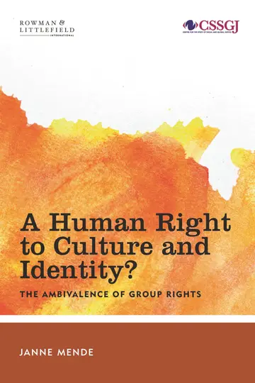 Cover of A Human Right to Culture and Identity