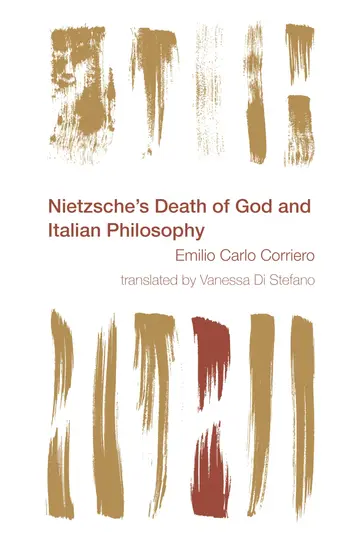 Cover of Nietzsche's Death of God and Italian Philosophy