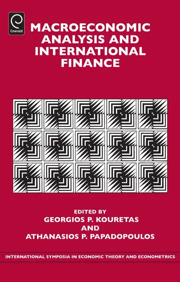 Cover of Macroeconomic Analysis and International Finance