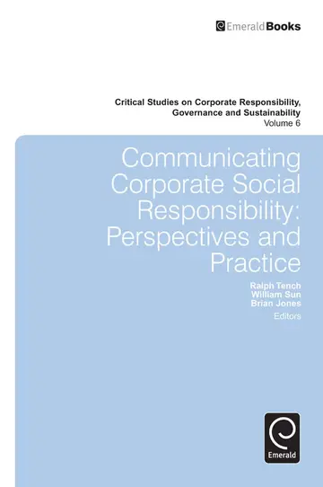 Cover of Communicating Corporate Social Responsibility