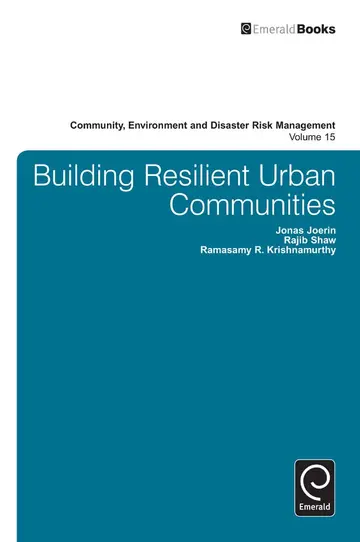 Cover of Building Resilient Urban Communities