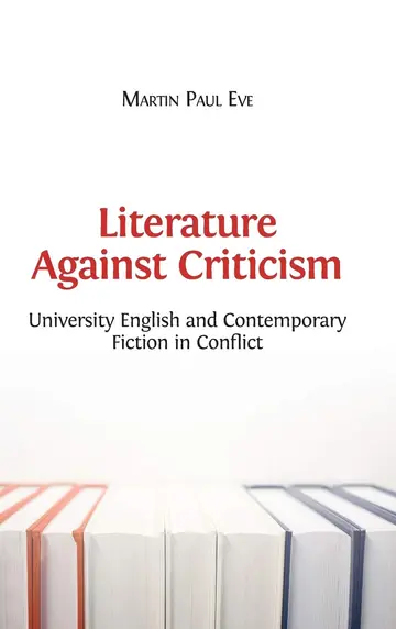 Cover of Literature Against Criticism