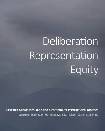 Cover of Deliberation, Representation, Equity