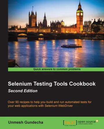 Cover of Selenium Testing Tools Cookbook Second Edition