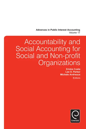 Cover of Accountability and Social Accounting for Social and Non-Profit Organizations (17)
