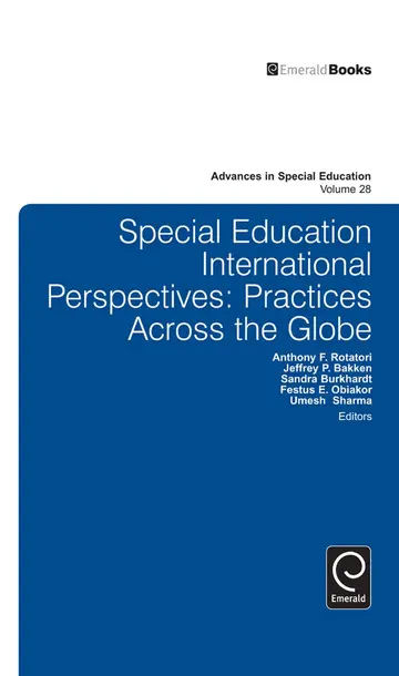 Cover of Special Education International Perspectives