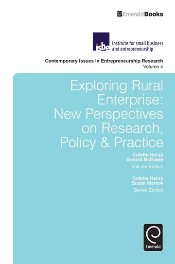 Cover of Exploring Rural Enterprise