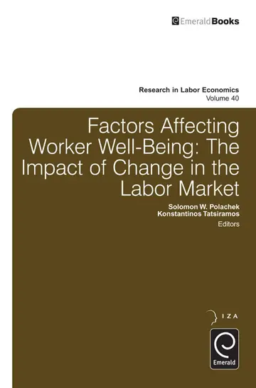 Cover of Factors Affecting Worker Well-Being