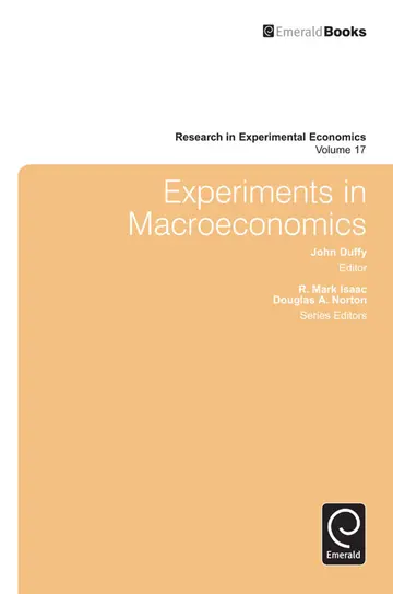 Cover of Experiments in Macroeconomics