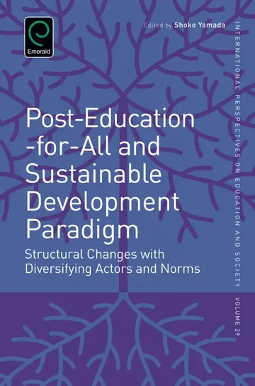 Cover of Post-Education-for-All and Sustainable Development Paradigm