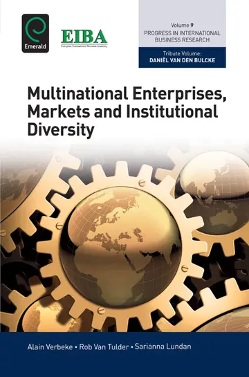 Cover of Multinational Enterprises, Markets and Institutional Diversity