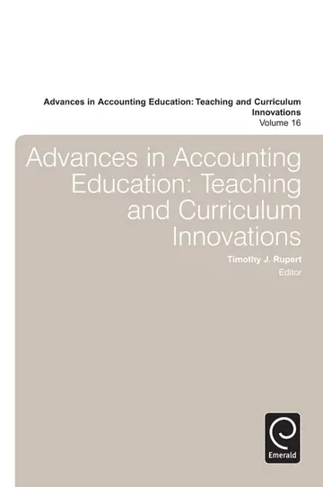 Cover of Advances in Accounting Education