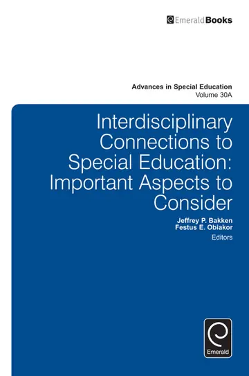 Cover of Interdisciplinary Connections to Special Education