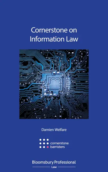 Cover of Cornerstone on Information Law