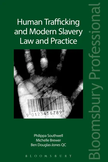 Cover of Human Trafficking and Modern Slavery