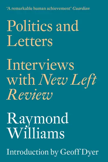 Cover of Politics and Letters