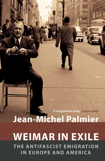 Cover of Weimar in Exile