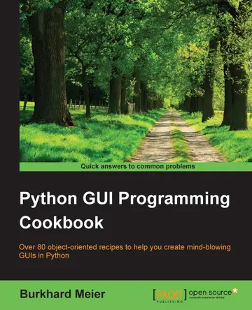 Cover of Python Gui Programming Cookbook