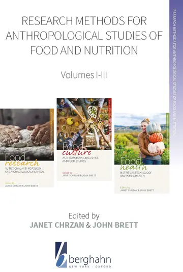 Cover of Research Methods for Anthropological Studies of Food and Nutrition