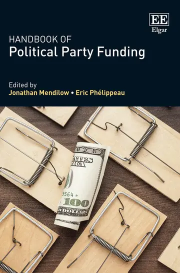 Cover of Handbook of Political Party Funding