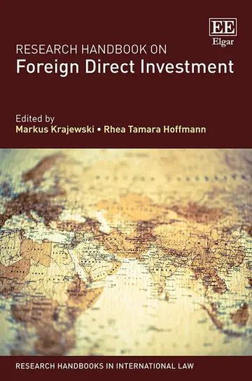 Cover of Research Handbook on Foreign Direct Investment