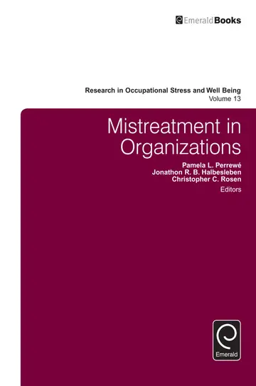 Cover of Mistreatment in Organizations