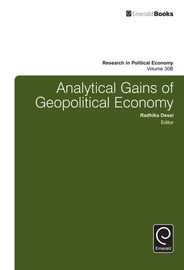 Cover of Analytical Gains of Geopolitical Economy