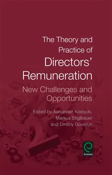 Cover of The Theory and Practice of Directors' Remuneration