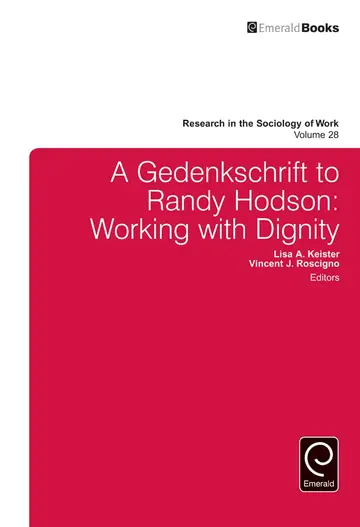 Cover of A Gedenkschrift to Randy Hodson