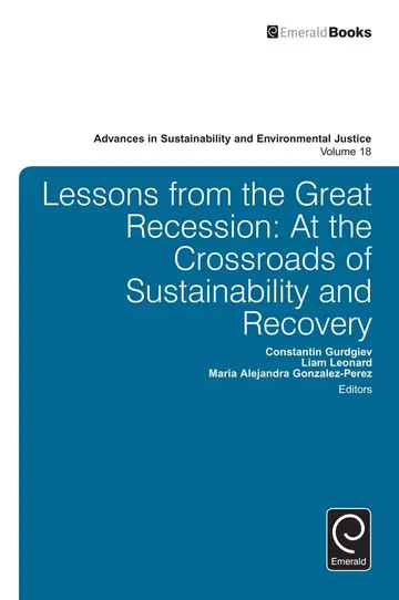 Cover of Lessons from the Great Recession