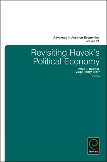 Cover of Revisiting Hayek's Political Economy