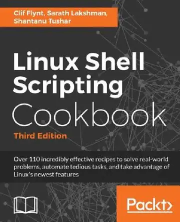Cover of Linux Shell Scripting Cookbook, Third Edition