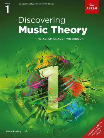Cover of Discovering Music Theory, The ABRSM Grade 1 Workbook