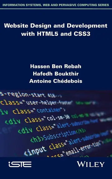 Cover of Website Design and Development with HTML5 and CSS3