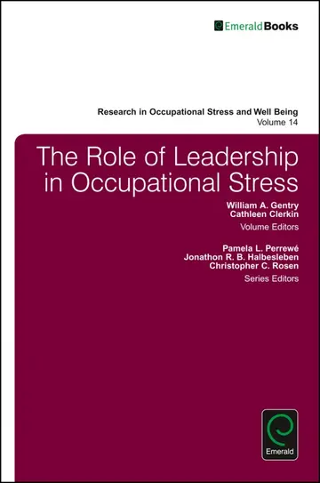 Cover of The Role of Leadership in Occupational Stress