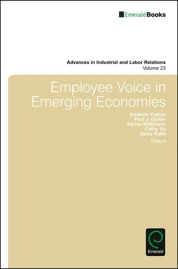 Cover of Employee Voice in Emerging Economies