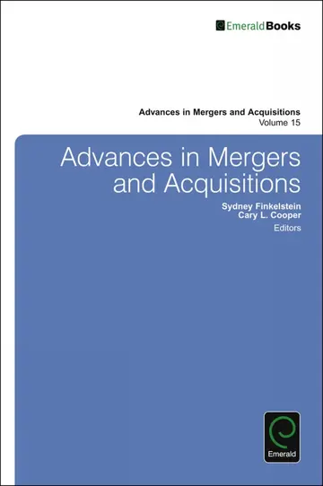 Cover of Advances in Mergers and Acquisitions