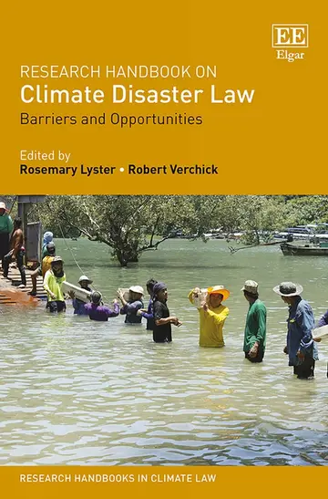 Cover of Research Handbook on Climate Disaster Law
