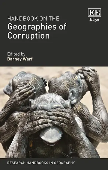 Cover of Handbook on the Geographies of Corruption